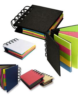 LIBRETA PASTA DURA SET POST IT
